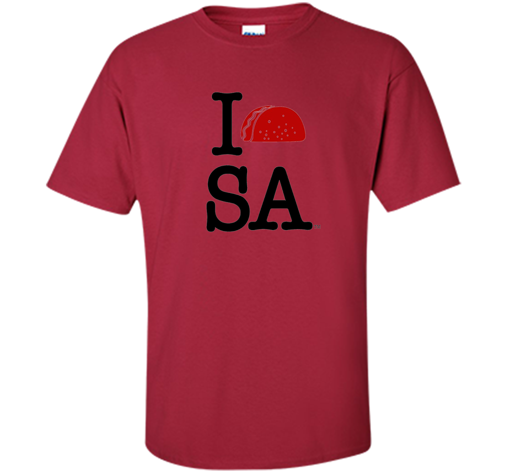 I Taco SA T-Shirt (San Antonio, TX) shirt Cardinal