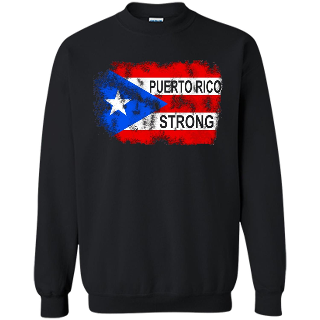 Puerto Rico Strong T-shirt Black