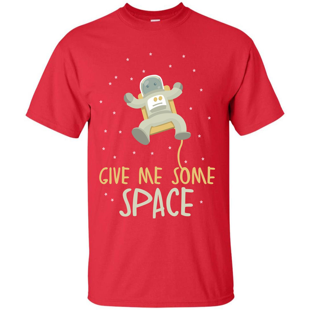 Astronaut T-shirt Give Me Some Space T-shirt Red