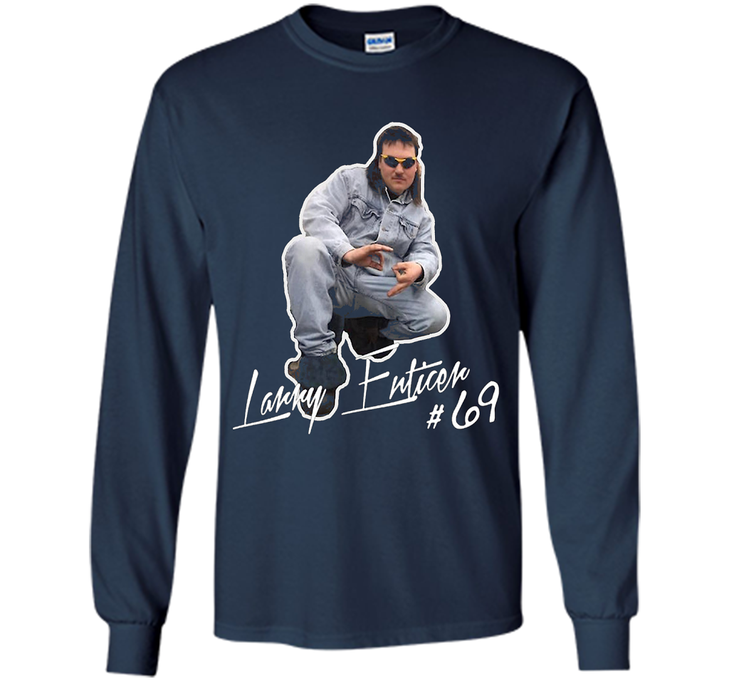 Larry Enticer T-shirt Just Gonna Send It T-shirt Navy