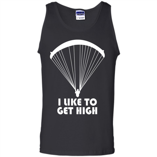 Paratrooper T-shirt I Like To Get High T-shirt Black