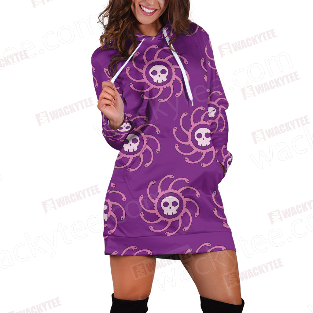 One Piece Boa Hancock 3D Hoodie Dress