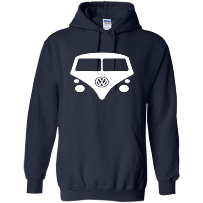 Car Lover T-shirt Split Window Kombi T-shirt Navy