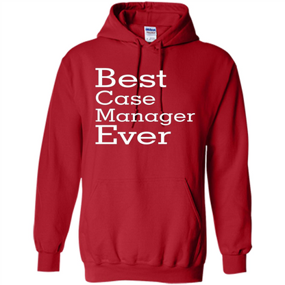 Best Case Manager Ever-Christmas Gift T-shirt Red