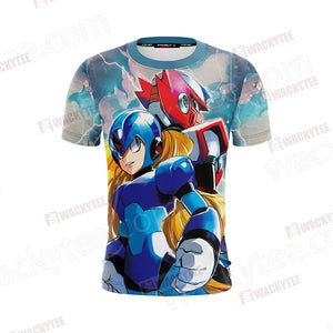 Megaman And RockMan Unisex 3D T-shirt