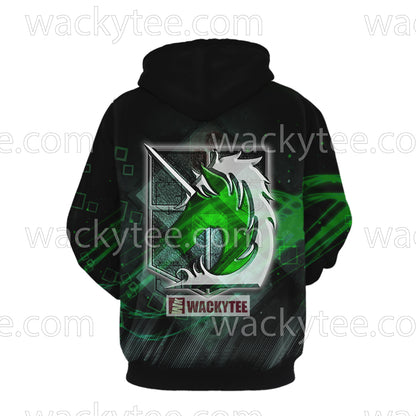 Attack On Titan Military Police For His Majesty The King 3D Hoodie