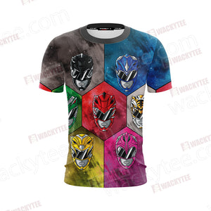 Power Rangers Unisex 3D T-shirt