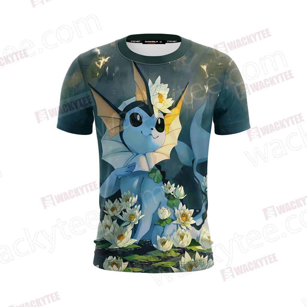 Pokemon Vaporeon Unisex 3D T-shirt