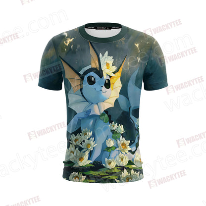 Pokemon Vaporeon Unisex 3D T-shirt