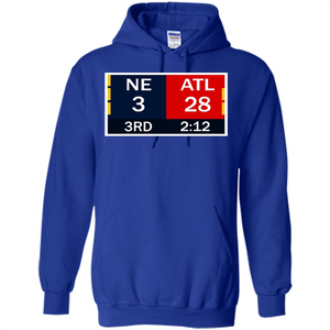 NE 3 ATL 28 Final T-shirt 2 Sides 1 Game