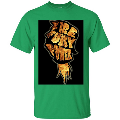 Fire Fury Power T-shirt Irish Green