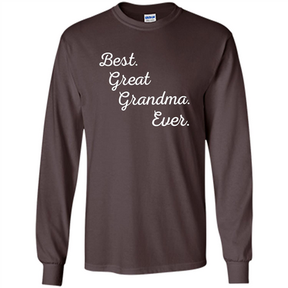 Best Great Grandma Ever T-shirt