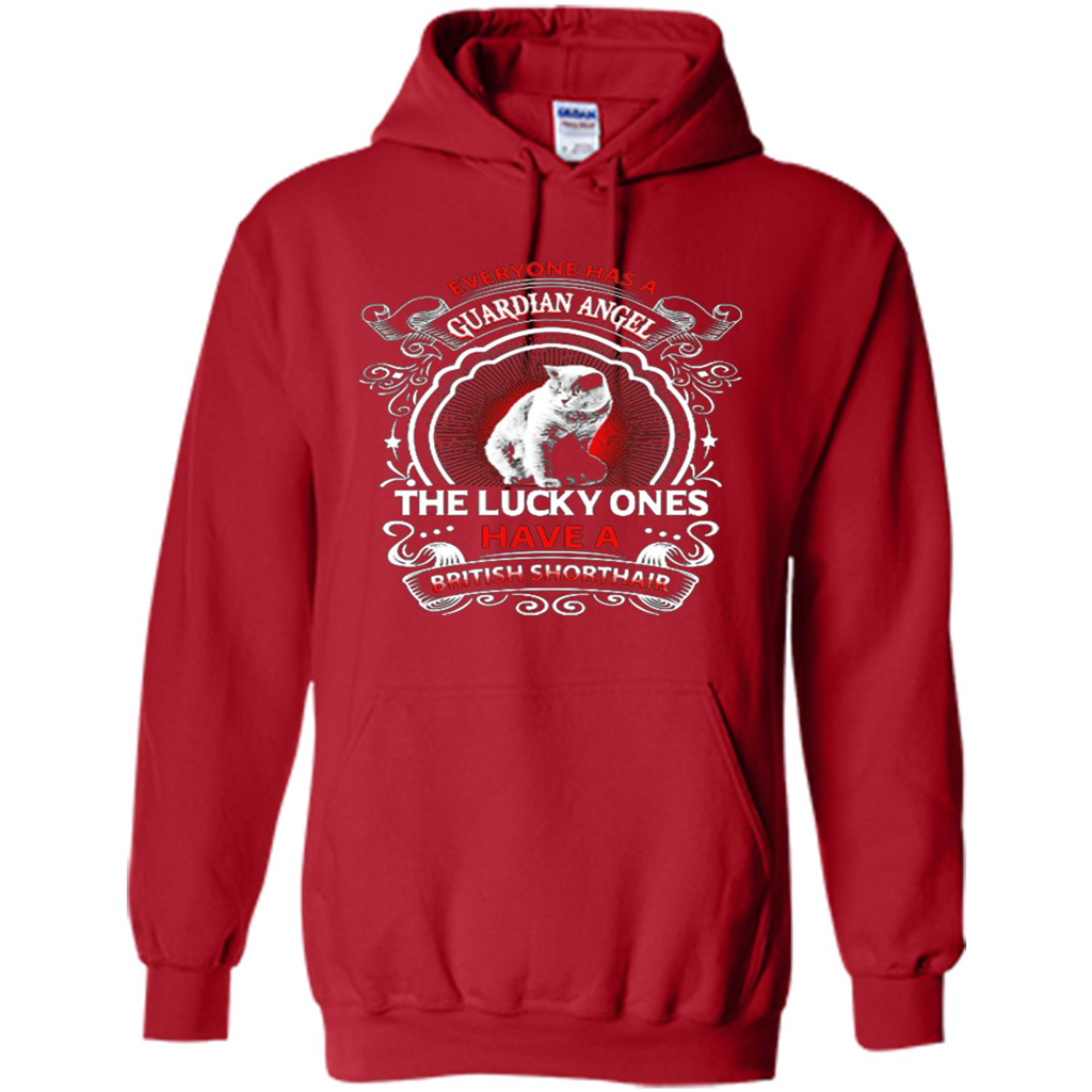 British Shorthair T-shirt The Lucky Ones Red