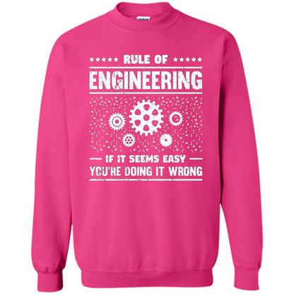 Funny Engineer T-Shirt Rule Of Engineering T-shirt Heliconia