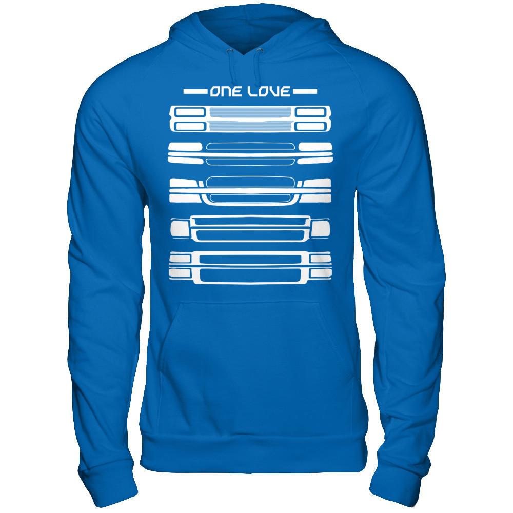 Car - One Love T-shirt Gildan - Pullover Hoodie Royal