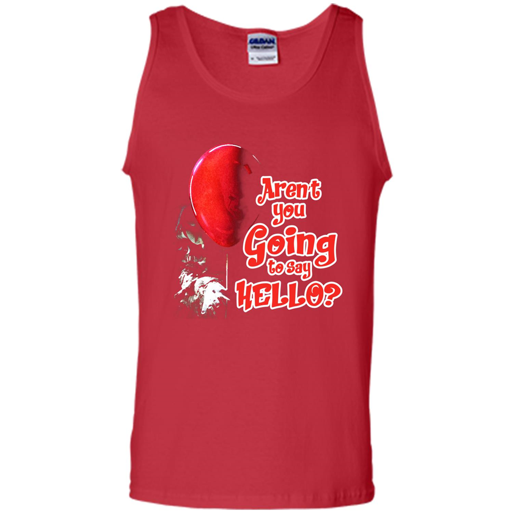 Halloween T-shirt Aren't You Going To Say Hello T-shirt Red