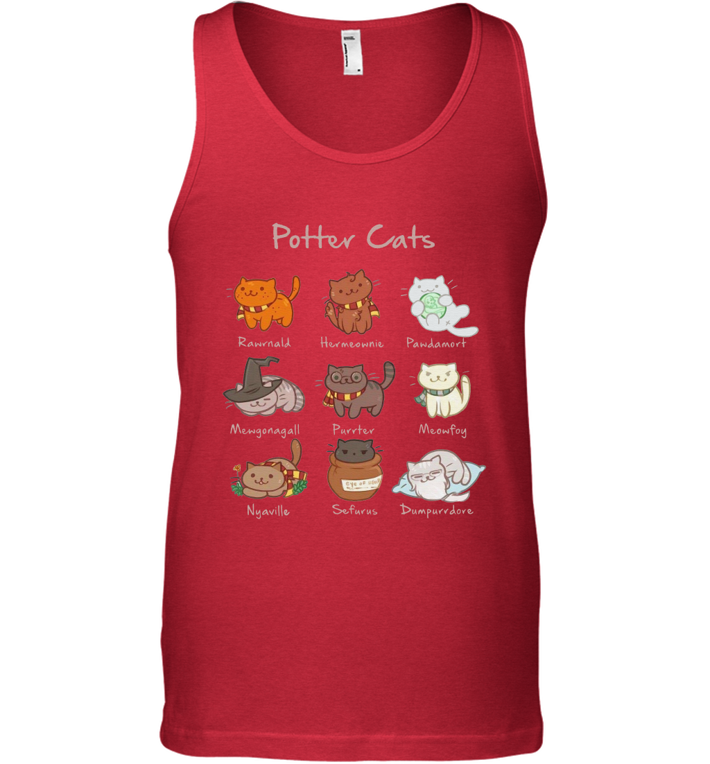 Potter Cats Harry Potter Fan Tank Top Tank Top Red