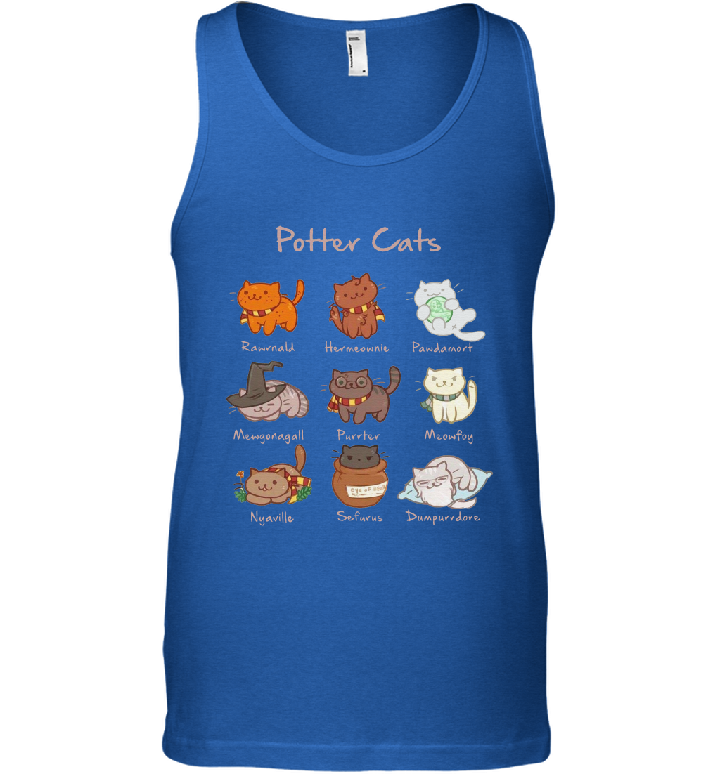 Potter Cats Harry Potter Fan Tank Top Tank Top Royal