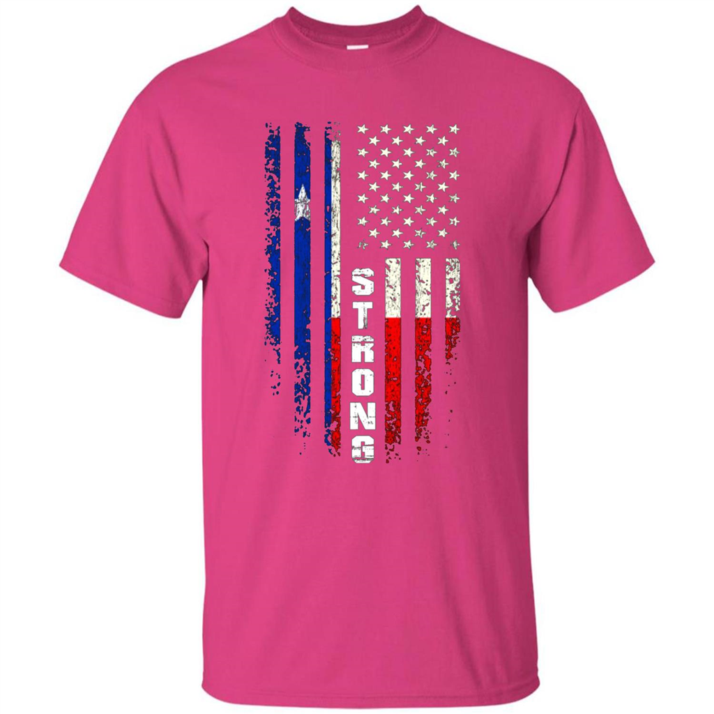 Texas Strong T-shirt Hurricane Harvey 2017 T-shirt Heliconia