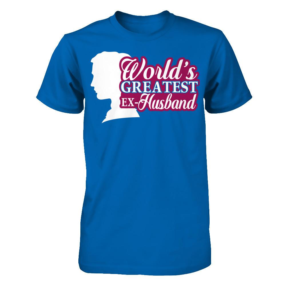 World's Greatest Ex-Husband Gildan - Short Sleeve Tee Royal