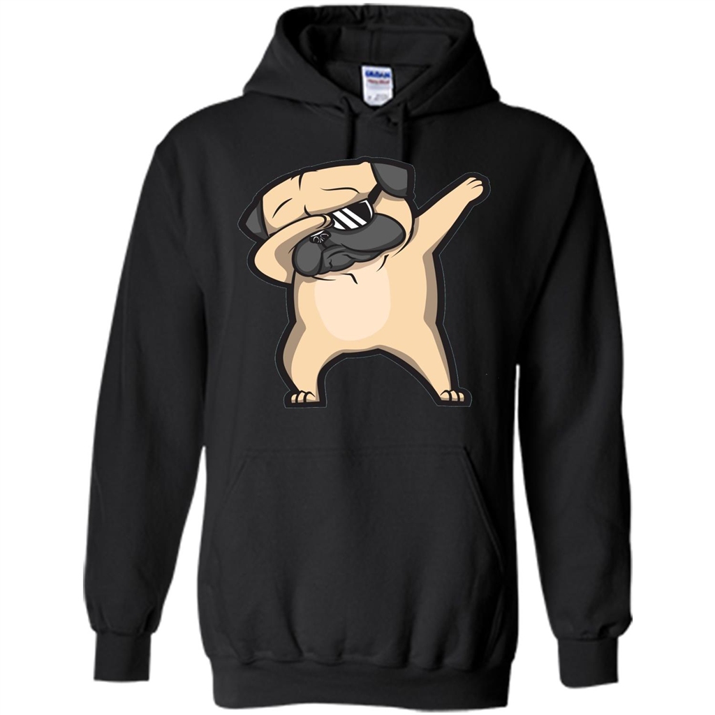 Dabbing Pug Shirt - Cute Funny Dog Dab T-shirt Black