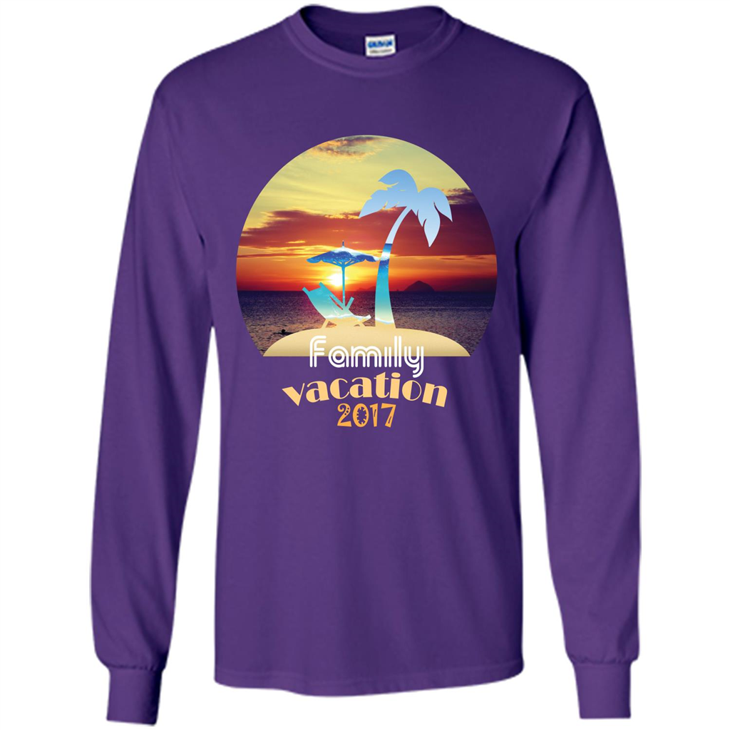 Summer T-shirt Family Vacation 20117 Purple