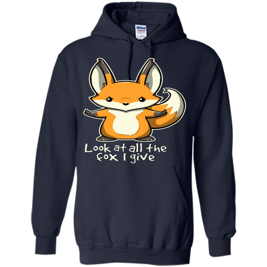 Look At All The Fox I Give T-Shirt Navy