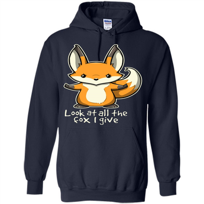 Look At All The Fox I Give T-Shirt Navy