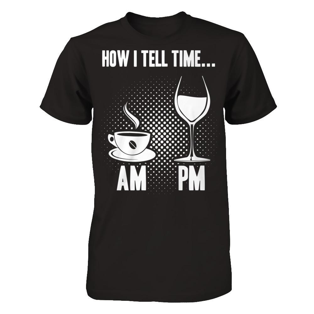 How I Tell The Time T-shirt Next Level - Unisex Fitted Tee Black
