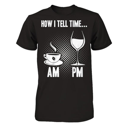 How I Tell The Time T-shirt Next Level - Unisex Fitted Tee Black
