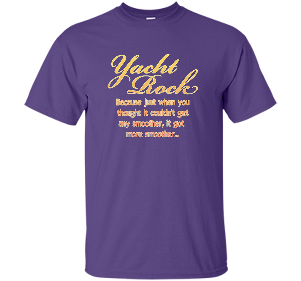 Yacht Rock Music T-Shirt Purple