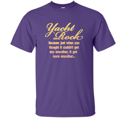 Yacht Rock Music T-Shirt Purple