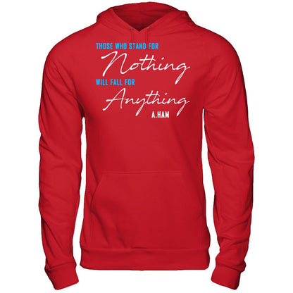 Alexander Hamilton Quotes T-shirt Gildan - Pullover Hoodie Red