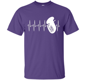 Sousaphone T-shirt Heartbeat Tube Sousaphone