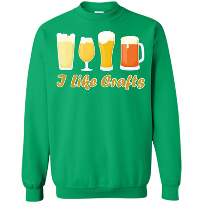Beer T-shirt I Like Crafts Irish Green