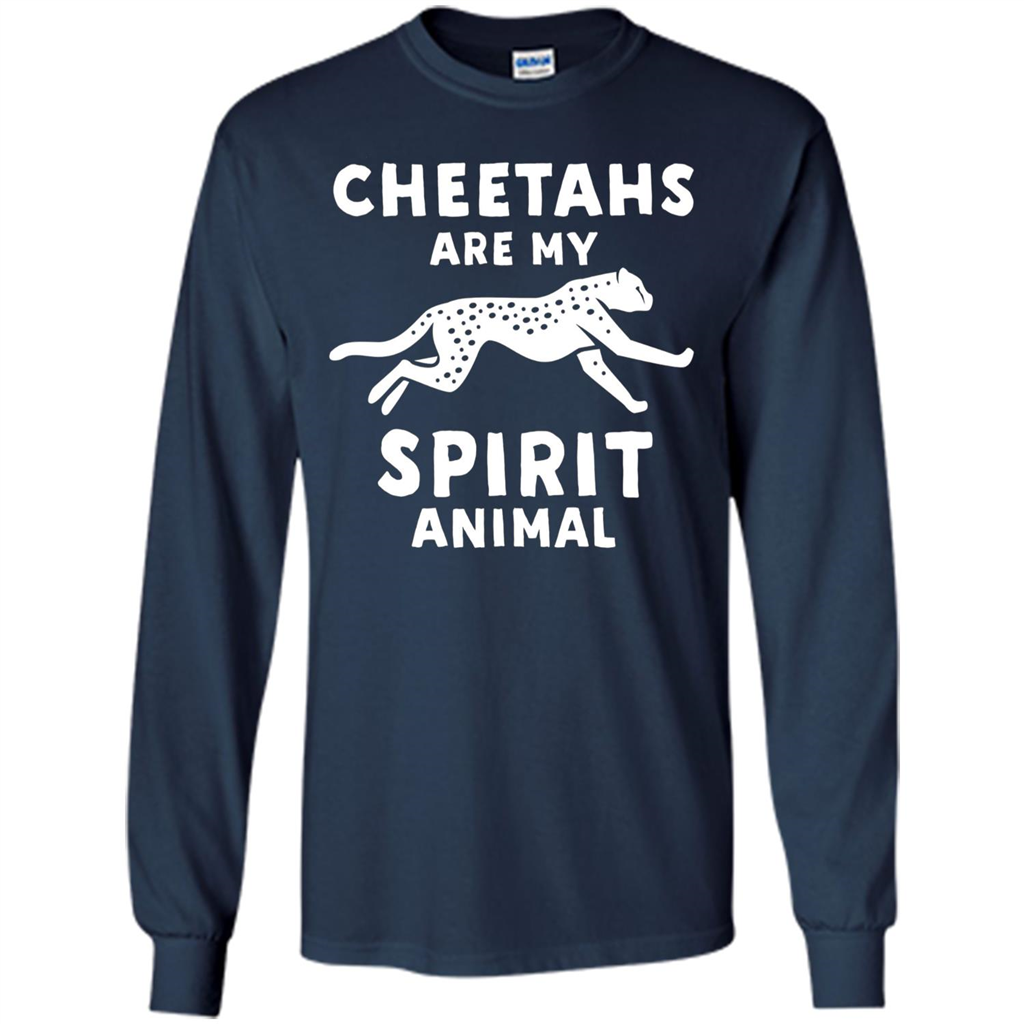 Cheetahs Are My Spirit Animal T-shirt Navy