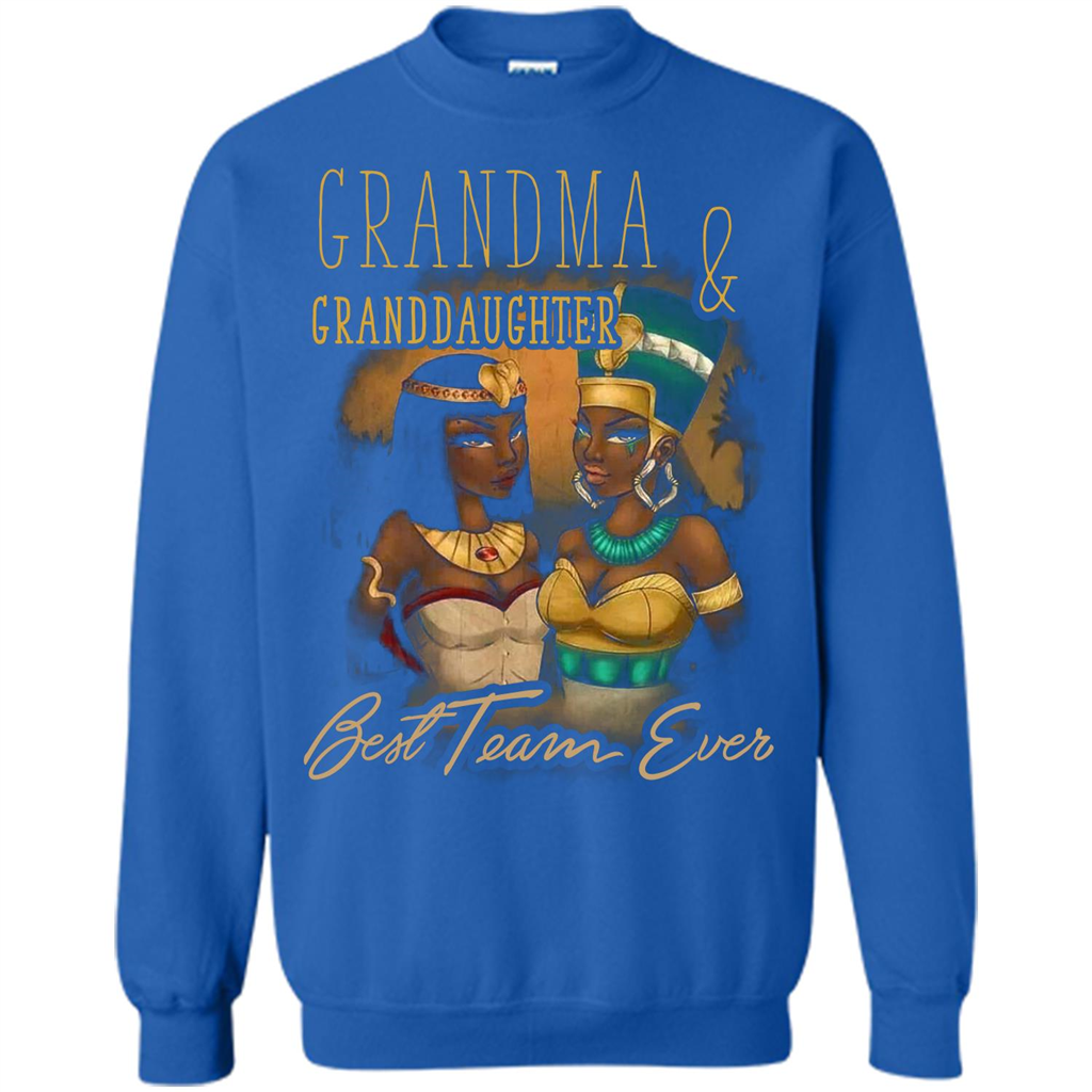 Family T-shirt Grandma Granddaughter Best Team Ever T-shirt