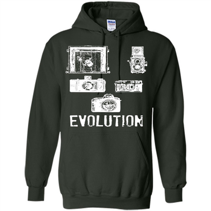 Photographer T-shirt Evolution T-shirt Forest Green