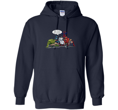 That's How I Saved The World T-shirt Navy