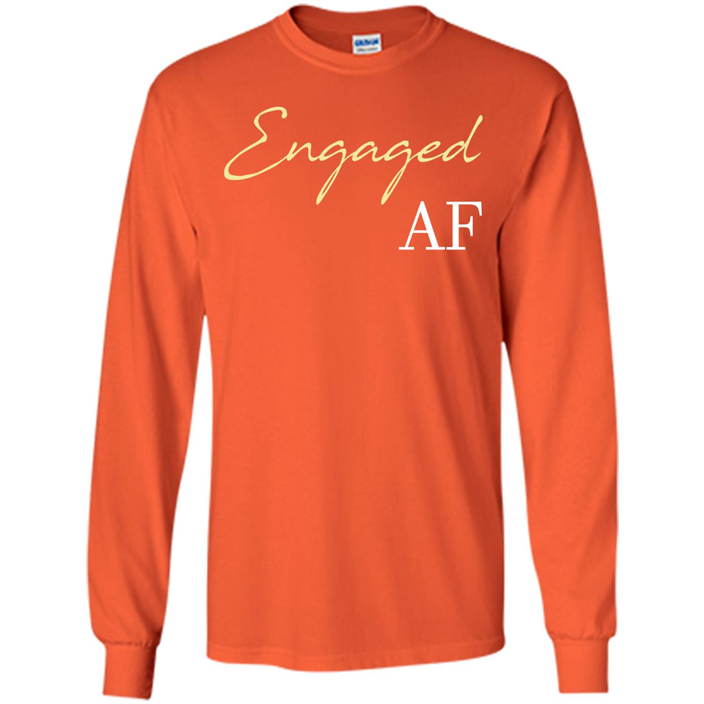 Engaged AF T-shirt Orange