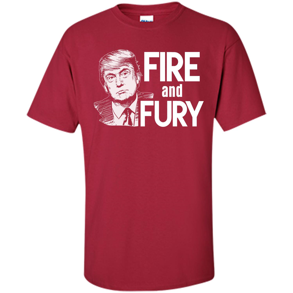 American T-shirt Fire And Fury Cardinal
