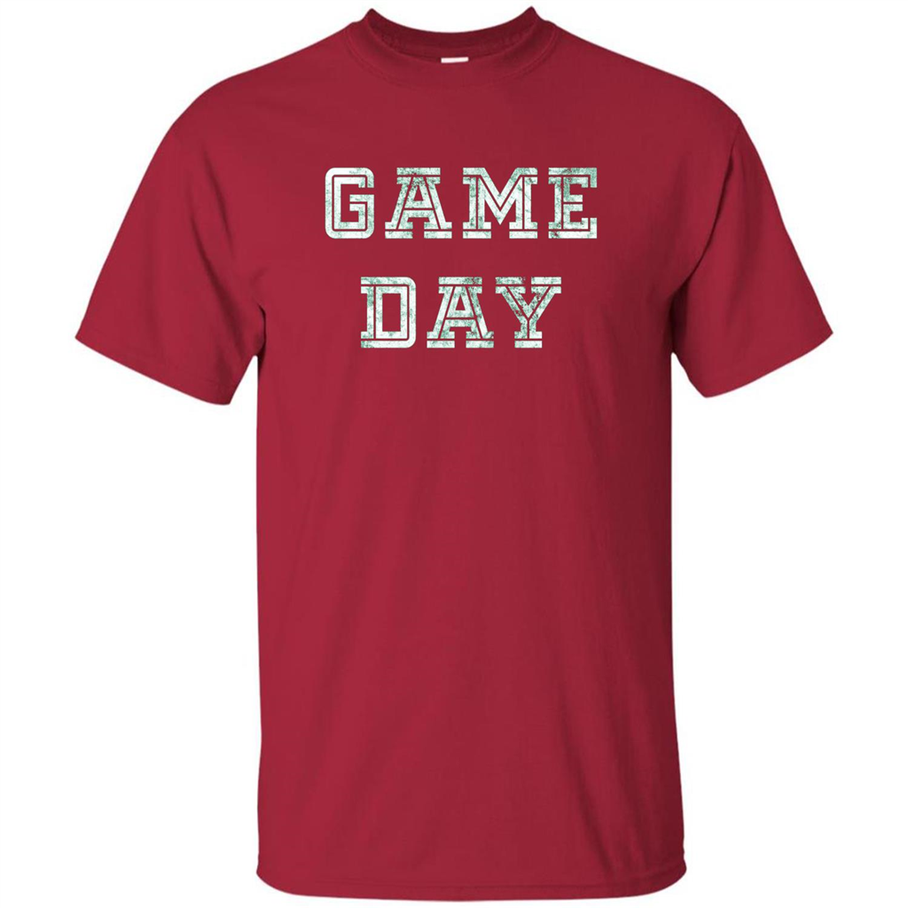Game Day Football T-Shirt For Football Fans Cardinal