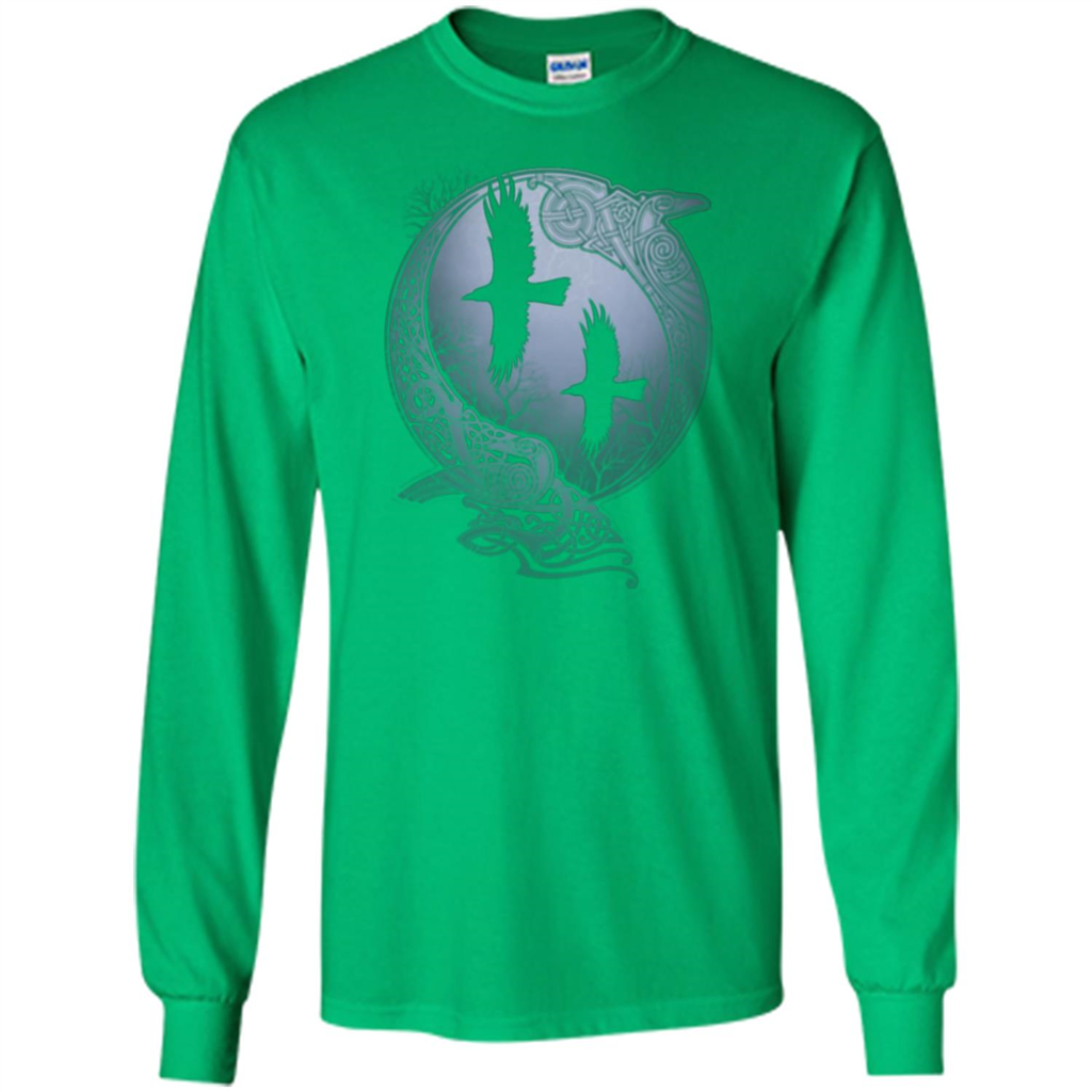 Odin's Revens T-shirt Irish Green