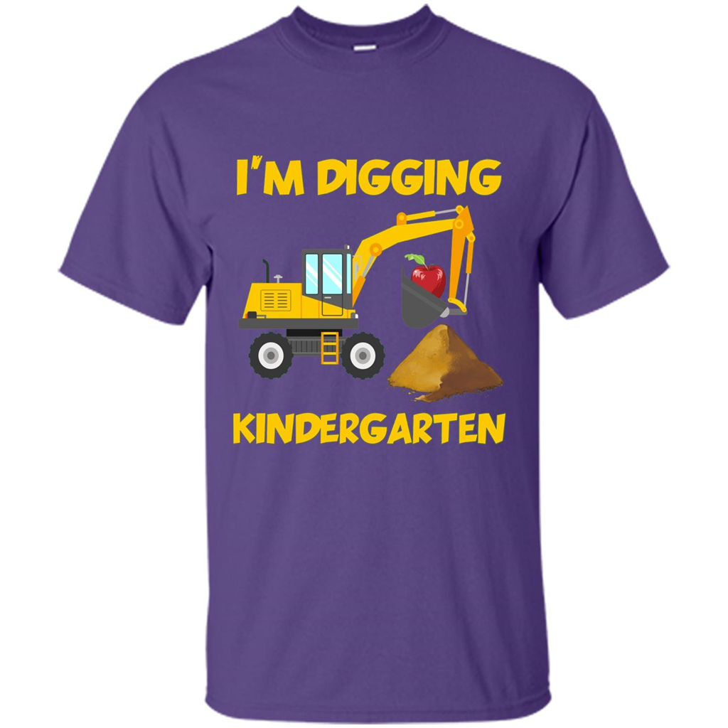 I'm Digging Kindergarten T-shirt Purple