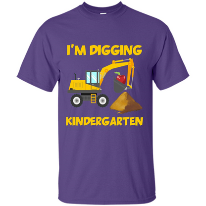 I'm Digging Kindergarten T-shirt Purple