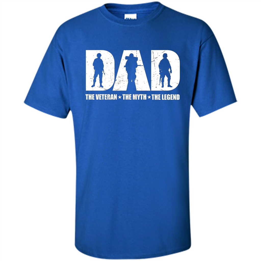 Fathers Day T-shirt The Veteran. The Myth. The Legend Royal