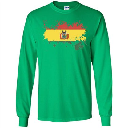 Flag of Bolivia Bolivian T-shirt Irish Green