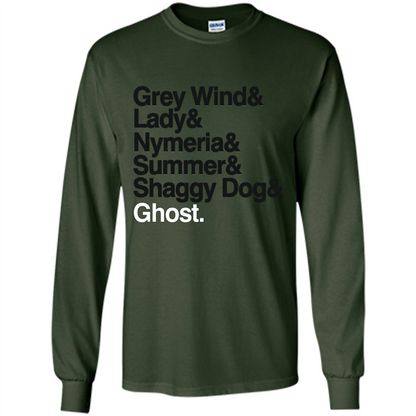 Grey Wind Lady Nymeria Summer Shaggy Dog Ghost Forest Green