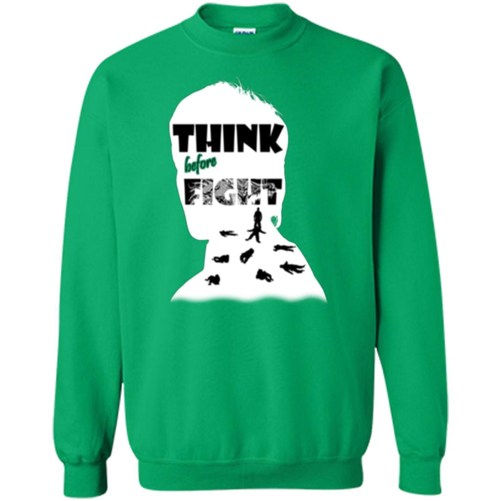 Think Before Fight T-shirt Irish Green