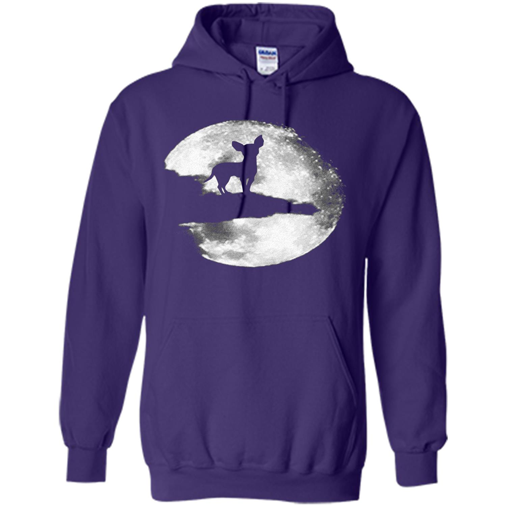 Chihuahua And Moon Halloween T-Shirt